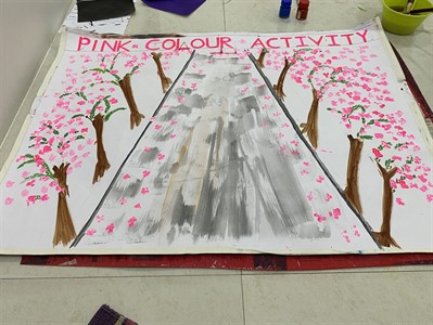 FY1 - Andheri - Pink colour activity